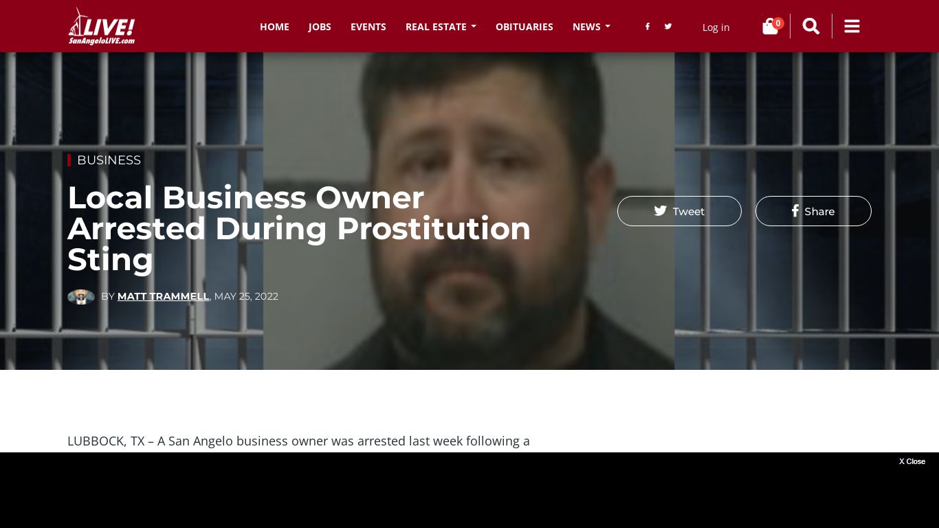 Local Business Owner Arrested During Prostitution Sting - San Angelo LIVE!